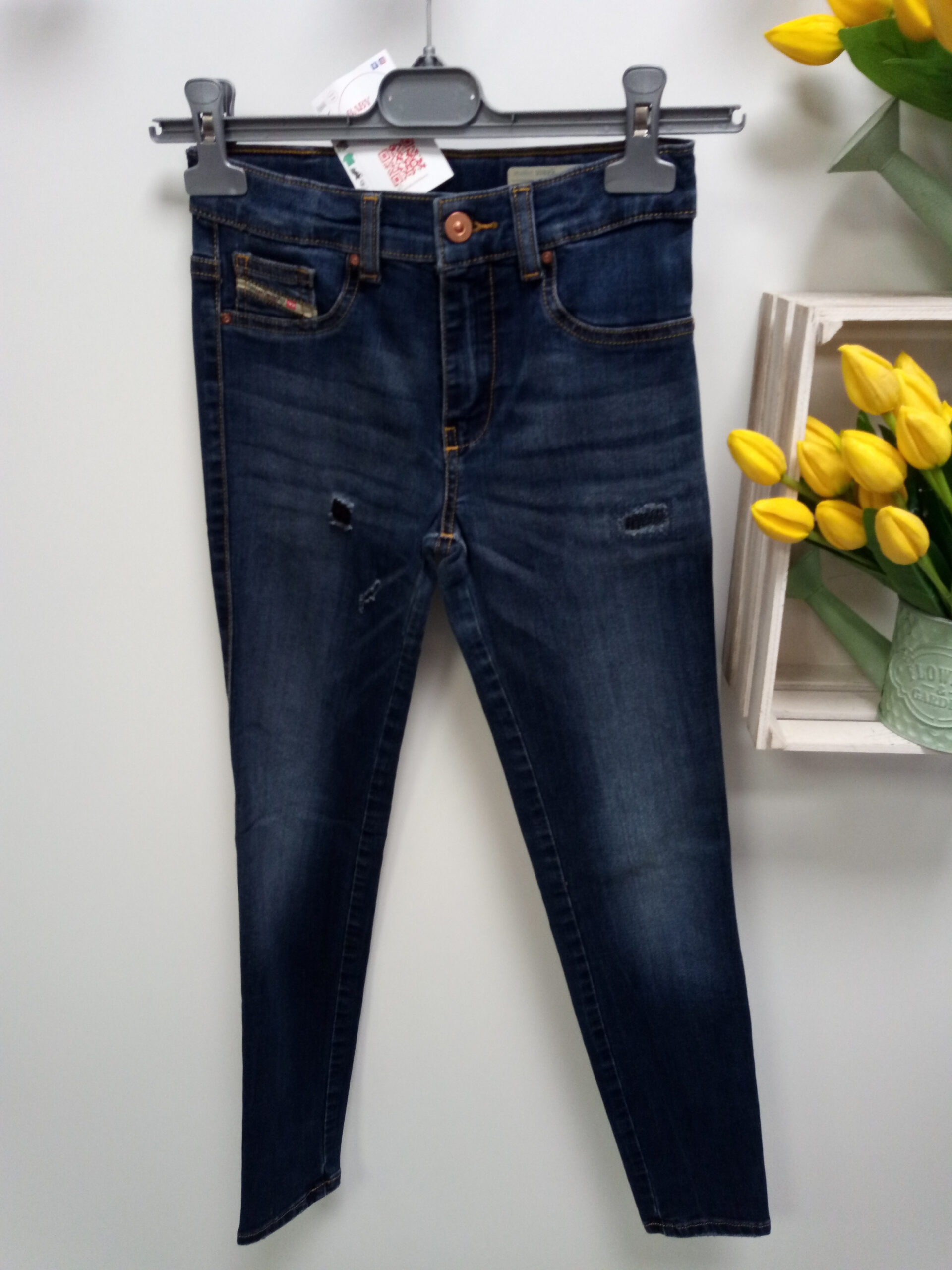 PANTALONI BIMBA JEANS DIESEL 10 ANNI