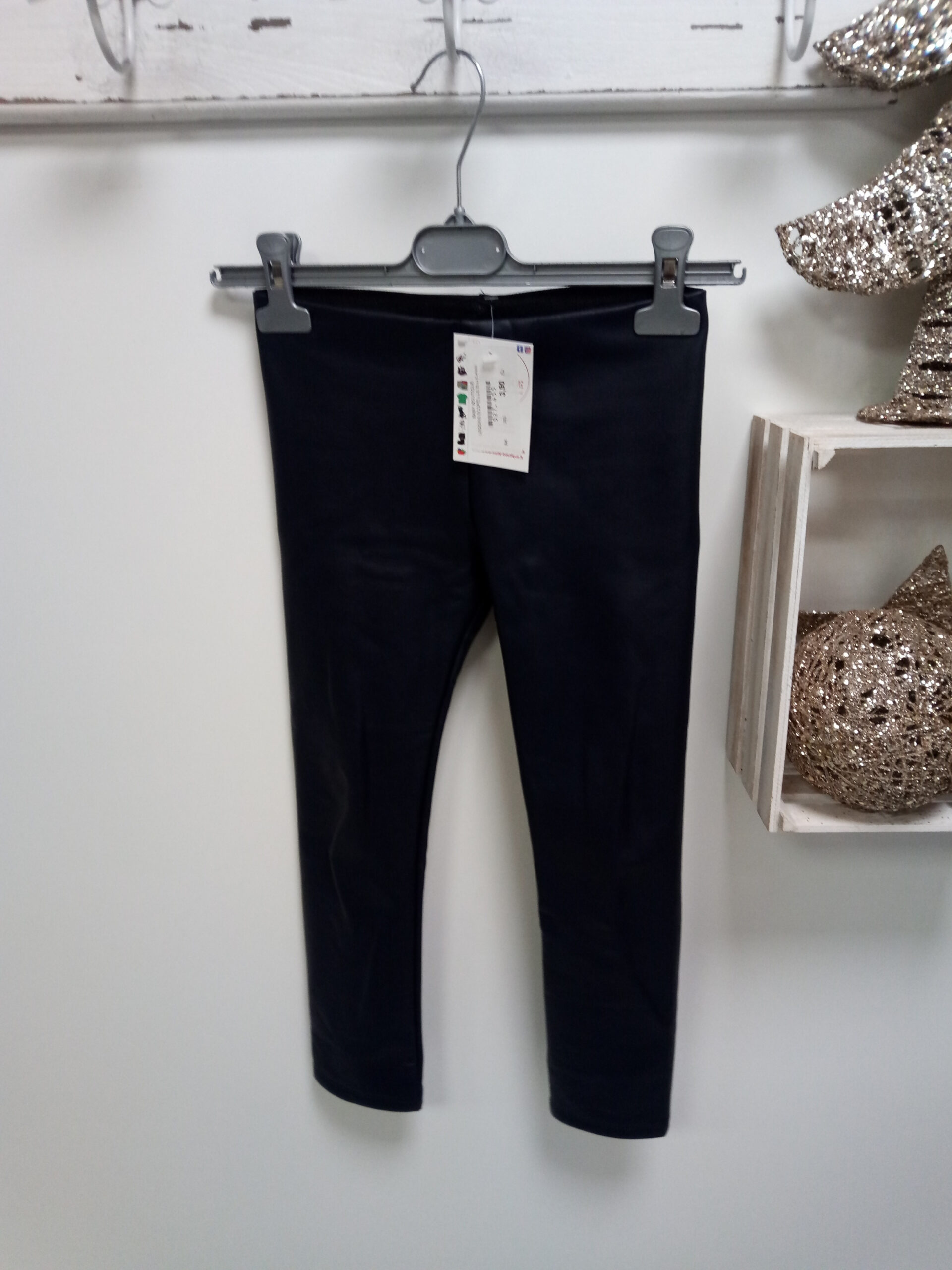 LEGGINS ECOPELLLE BLU 6 ANNI